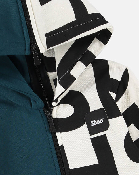 ZACK04 Zip Hooded Sweatshirt