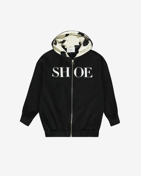 ZINNIA2456 Zip Hooded Sweatshirt