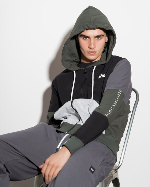 ZAY2730 Zip Hooded Sweatshirt