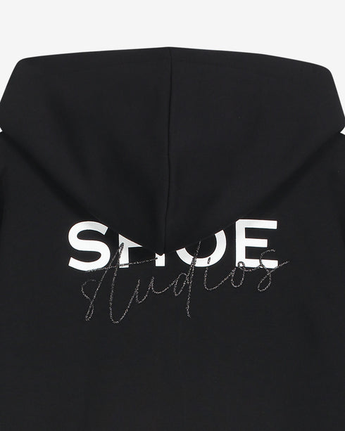 ZELMA1539 Zip Hooded Sweatshirt