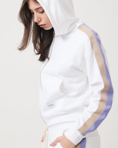 ZADA0801 Zip Hooded Sweatshirt