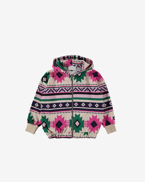 ZELIA04 Zip Hooded Sweatshirt