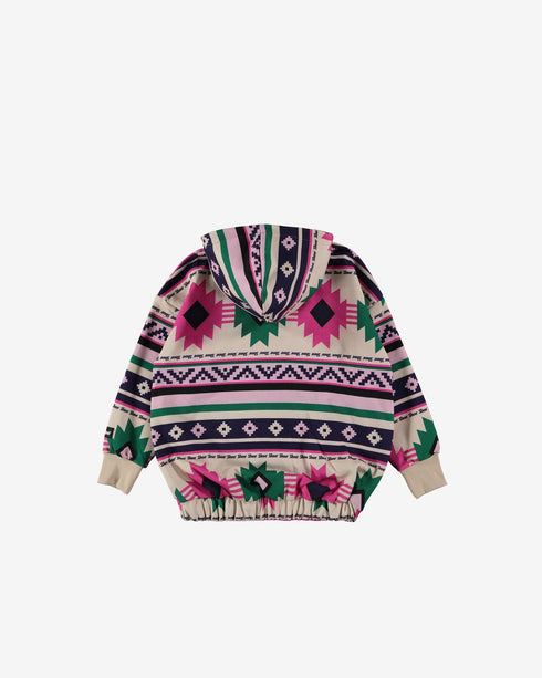 ZELIA04 Zip Hooded Sweatshirt