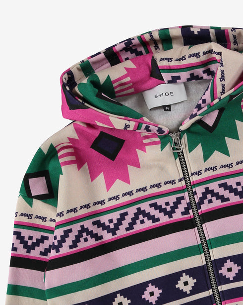 ZELIA04 Zip Hooded Sweatshirt