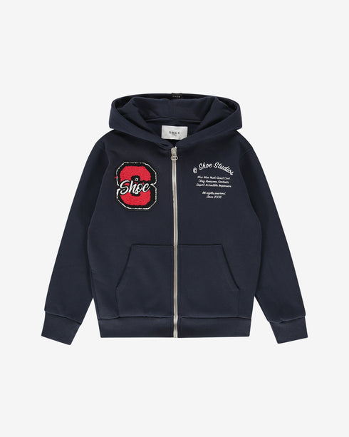 ZANE0612 Zip Hooded Sweatshirt