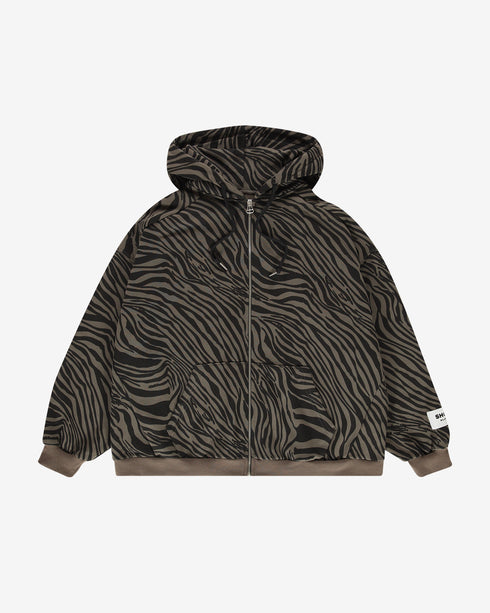 ZARIA0460 Zip Hooded Sweatshirt