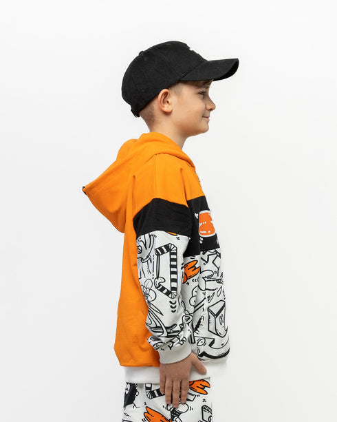 ZYL2450 Zip Hooded Sweatshirt